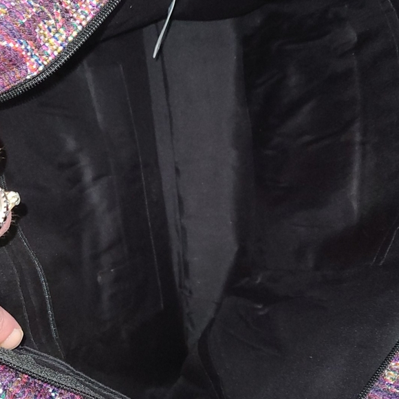 NWT purple paisley w/scattered rhinestones. - Picture 2 of 3